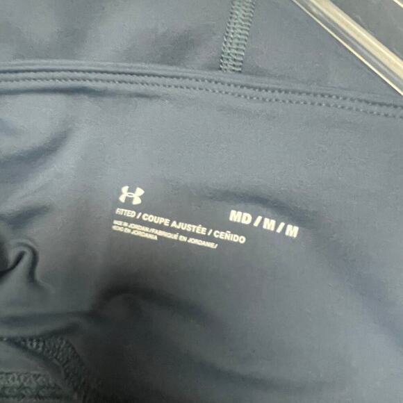 Under Armour Size Medium Gray Pocket Leggings Athletic Athleisure Running gym - Picture 4 of 4